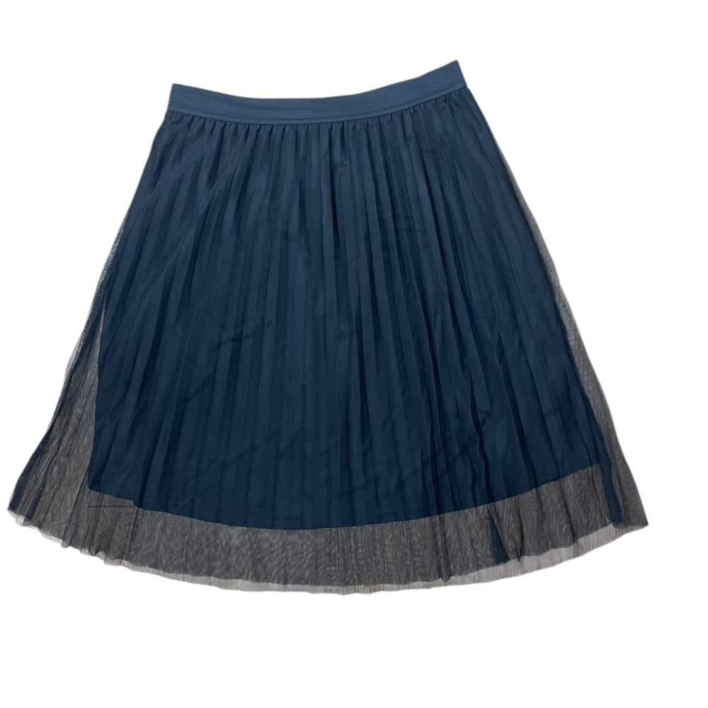 Contemporary Pleated Skirt Sheer Alt Edgy SM Divided Dark Academia Neutral Glam